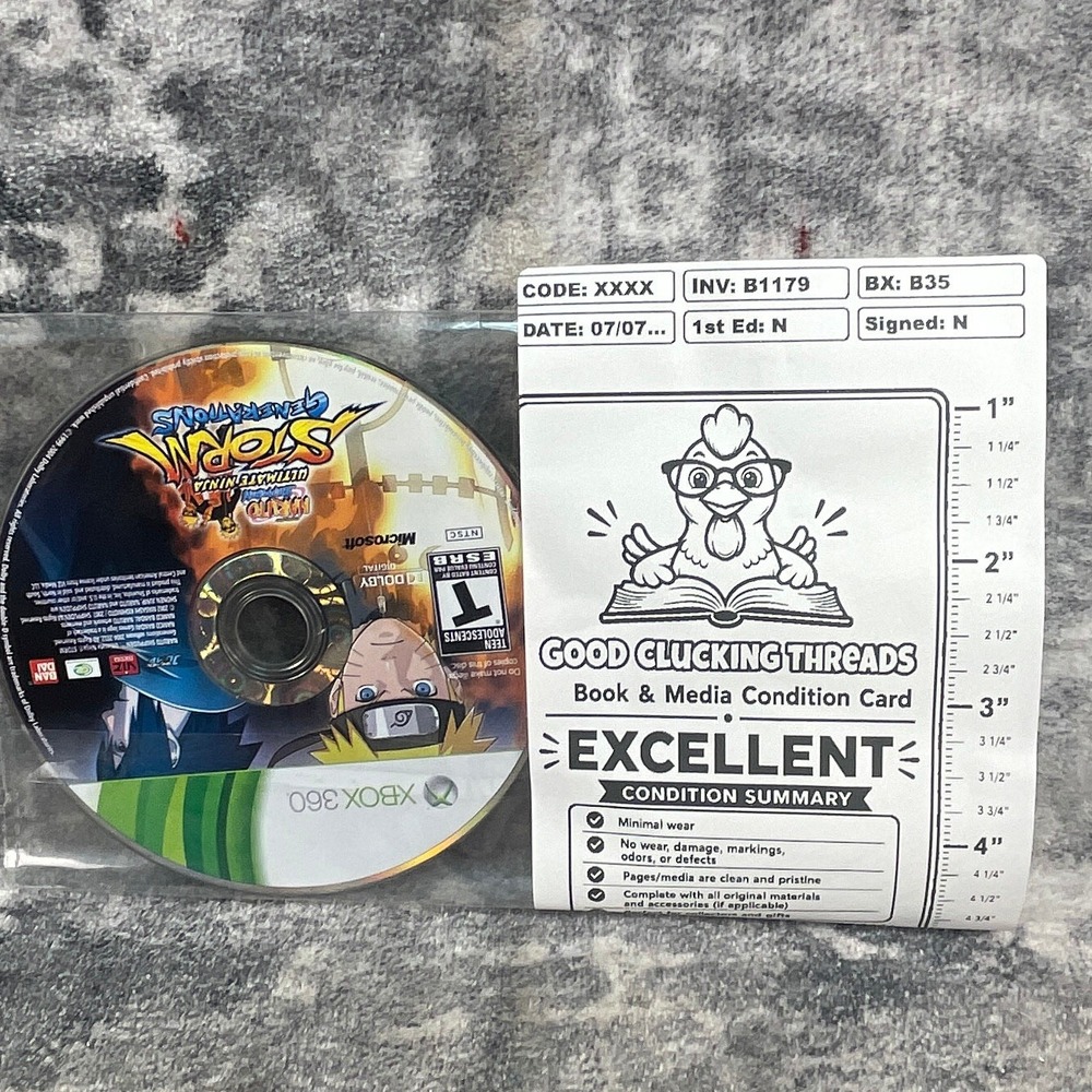 Naruto Shippuden Ultimate Ninja Storm‎ Generations Xbox 360 Anime Fighting Game